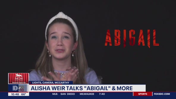 Alisha Weir can't buy a movie ticket for her new R-rated movie 'Abigail'