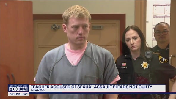 Teacher accused of sexual assault pleads not guilty