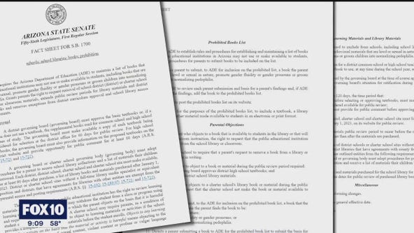 Arizona bill aims to limit certain literatures in schools