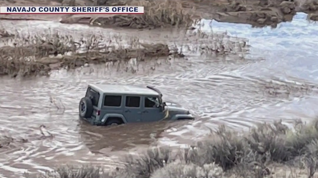 Navajo County woman found dead after car was swept away