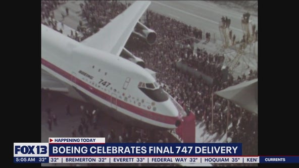 Boeing celebrates final 747 delivery
