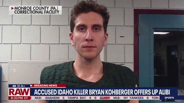 Accused Idaho killer Bryan Kohberger files alibi