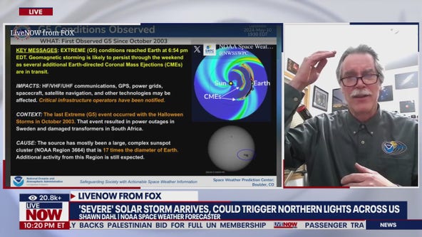 Rare G5 geomagnetic storm triggers Northern Lights in US
