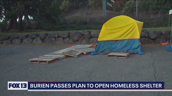 Burien passes plan to open homeless shelter