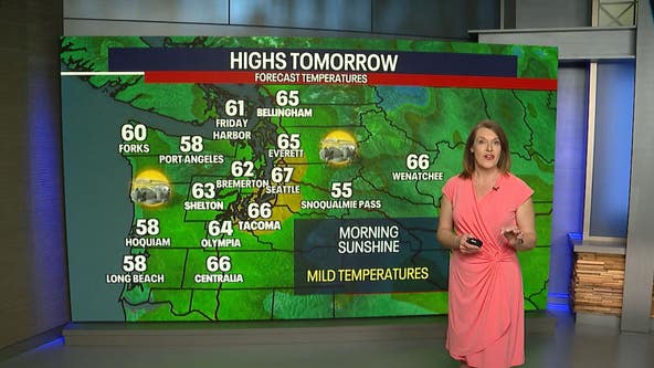 Seattle weather: Afternoon showers Saturday