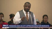 Tensions high as city approves $51M for migrants