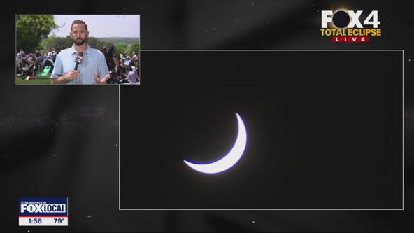 David Sentendry's reaction to total solar eclipse