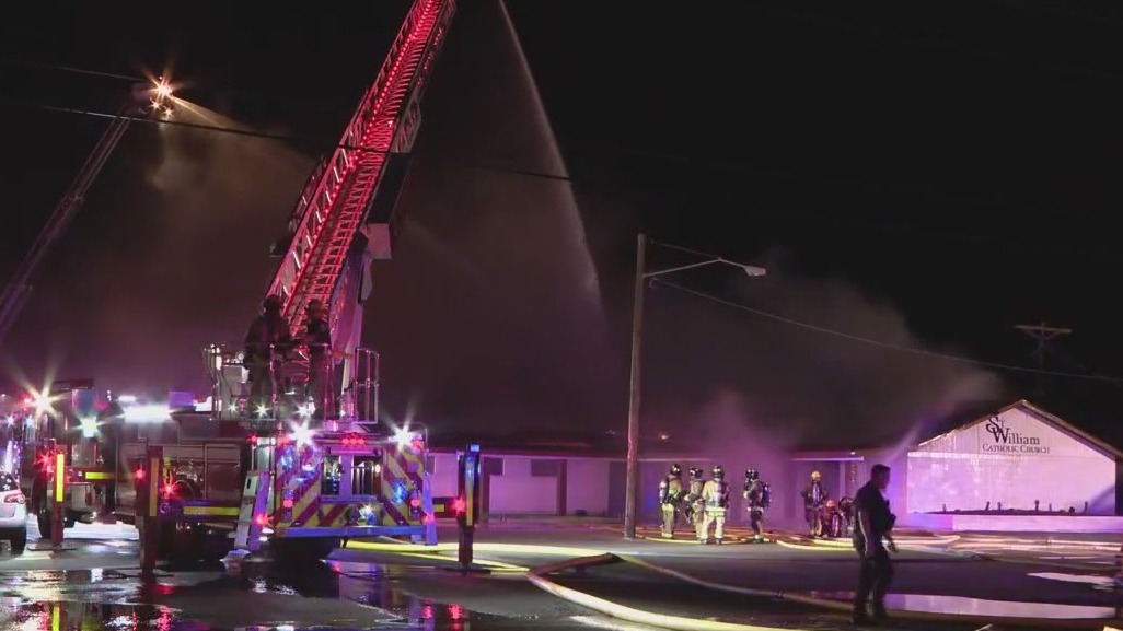 Fire destroys Avondale Catholic church