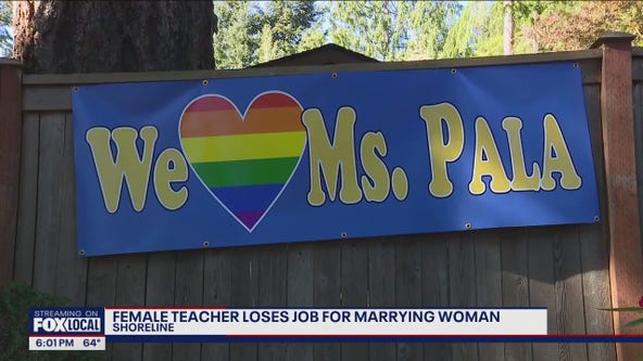 Shoreline teacher loses her job for marrying woman