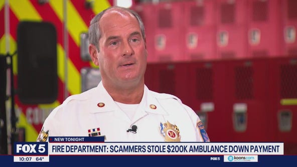 Scammers stole $200K ambulance down payment from Rockville fire department