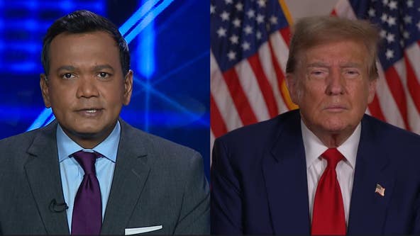 Former President Donald Trump 1-on-1 with Roop Raj