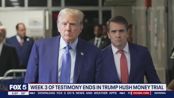 Week 3 of testimony ends in Trump hush money trial