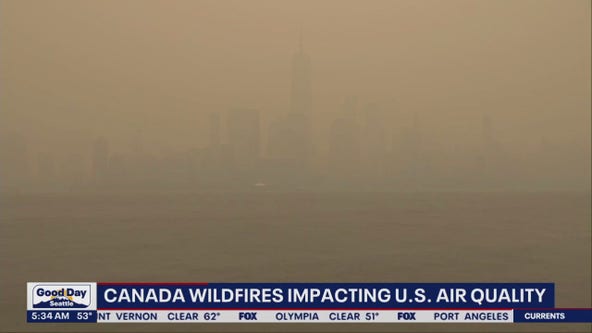 Canada wildfires impacting US air quality