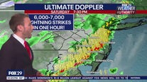 Delaware Valley severe storms dump heavy rain, hail and produce damaging winds