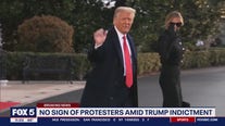 No sign of protesters in DC amid Trump indictment