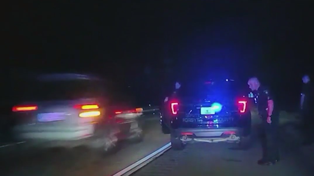 Too close for comfort during traffic stop
