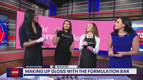 Making lip gloss with The Formulation Bar