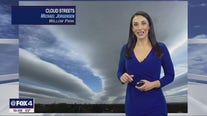 Cloud streets spotted in North Texas on Monday