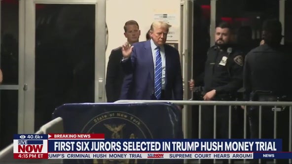 First six jurors seated in Trump hush money trial