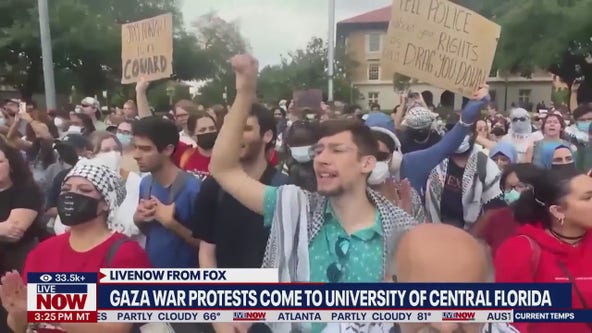 Gaza war protests at University of Central Florida