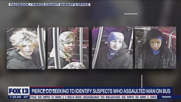 Pierce Co. seeking to identify suspects who assaulted man on bus
