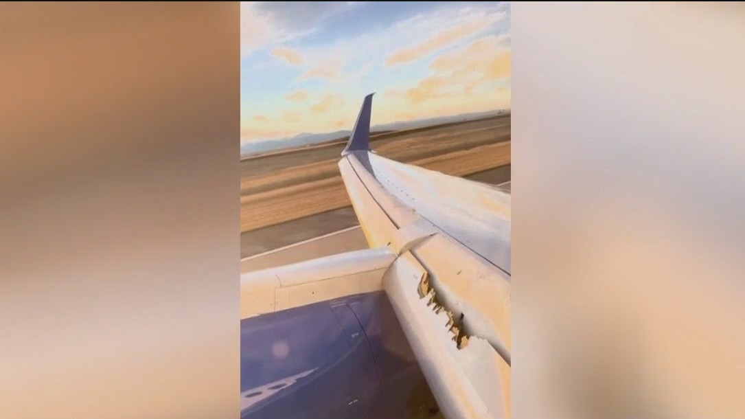 United flight from San Francisco to Boston diverted due to damage to one of its wings