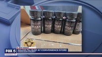 Major pill bust at convenience store