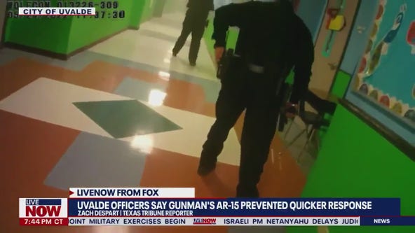 Uvalde police said gunman's AR-15 prevented quicker response, per Texas Tribune report | LiveNOW from FOX