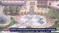 Lawsuit: Couple hurt on moving walkway at Universal