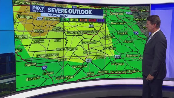 Austin weather: Level 2 risk of severe storms