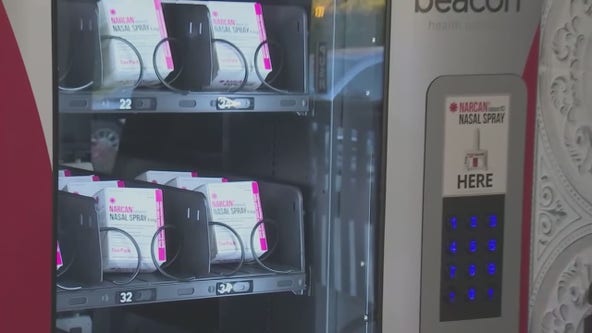 Narcan vending machine installed at Elk Grove Village Police Department