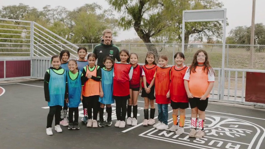 The gift of soccer: Austin FC donates mini-pitch to Uvalde community