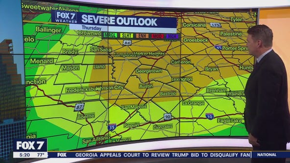 Austin weather: Severe weather possible