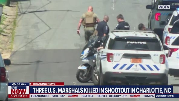 Three U.S. Marshalls killed in shootout in Charlotte