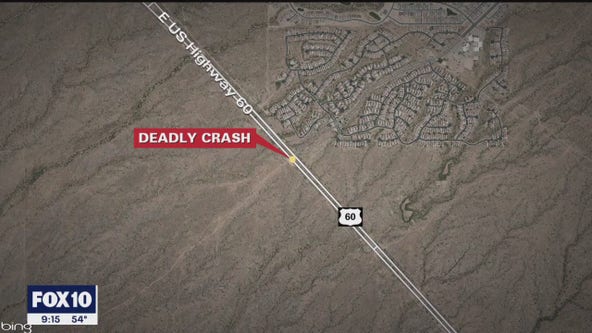 2 killed on US-60 in rollover crash near Gold Canyon, DPS says