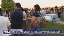 Vigil held for woman killed by suspected drunk driver