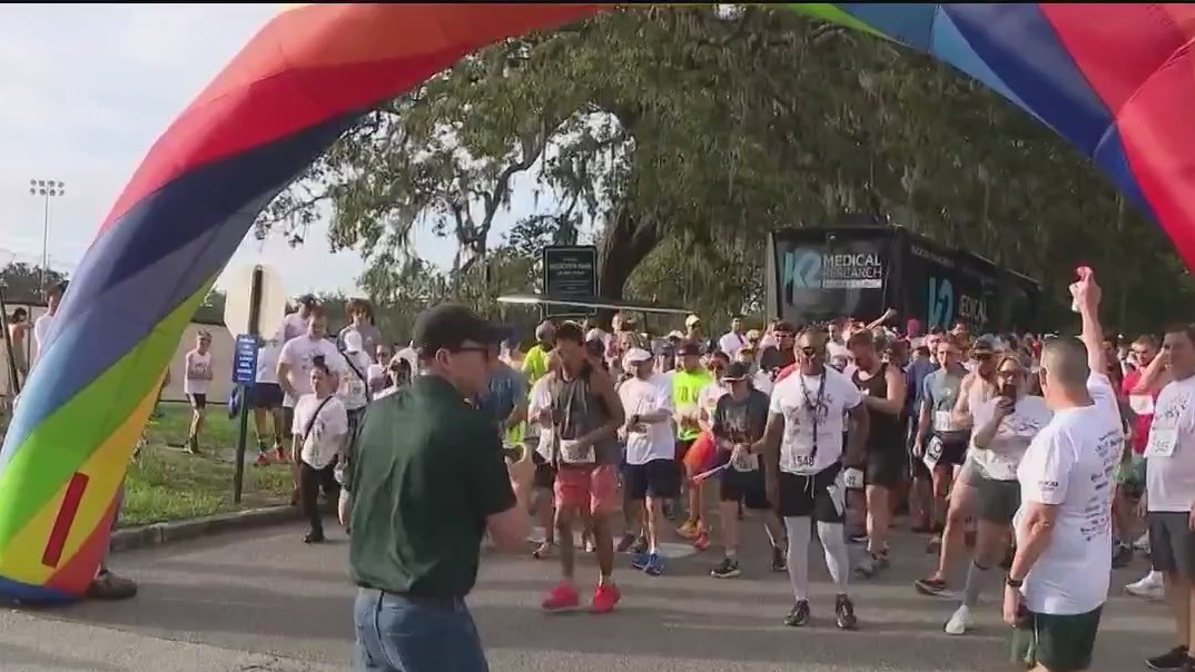 Runners participate in 7th annual Pulse Community Rainbow Run in Orlando