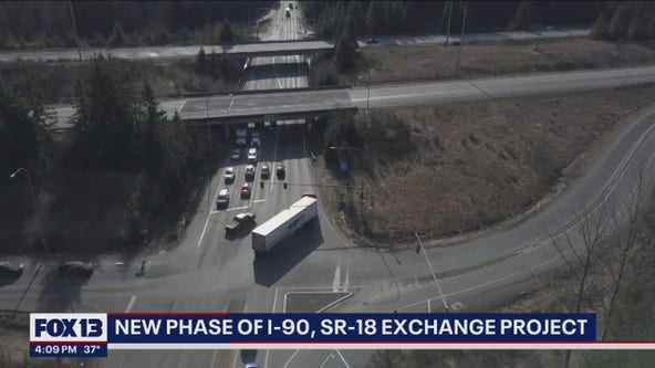 WSDOT moving to new phase of construction for the I-90/SR-18 exchange project