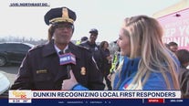 Dunkin recognizing local first responders ahead of Valentine's Day