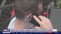 Maryland 227 area code starts June 14