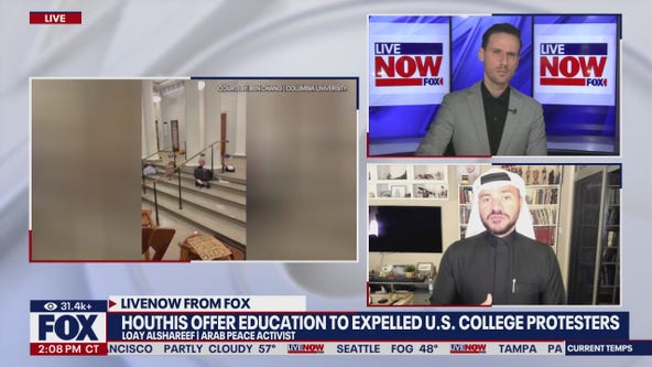 Houthis offer 'education' to US college protesters