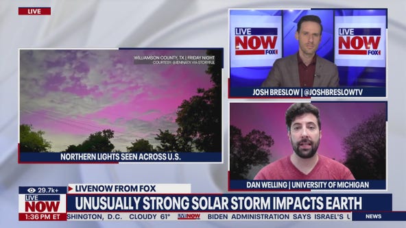 Strong solar storm impacts Earth