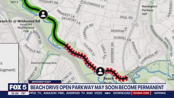 Beach Drive's open parkway may soon become permanent