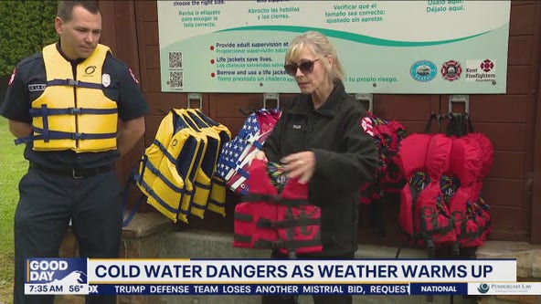 Cold water dangers as weather warms up