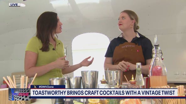 Toastworthy mobile cocktail bar creates craft drinks with a vintage twist