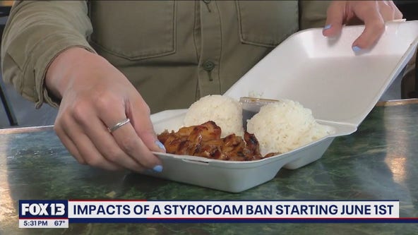 Styrofoam ban starts June 1