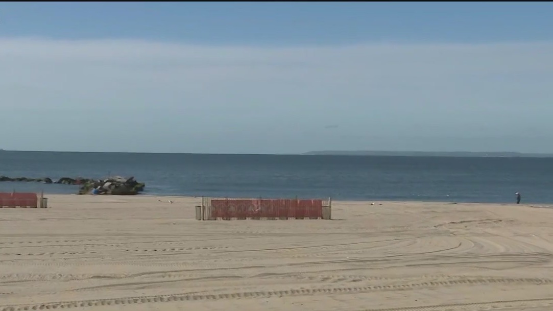 Rip current warnings at NYC area beaches