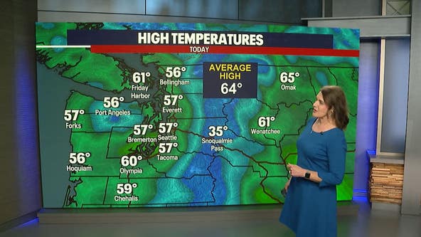 Seattle weather: Warming up into the weekend