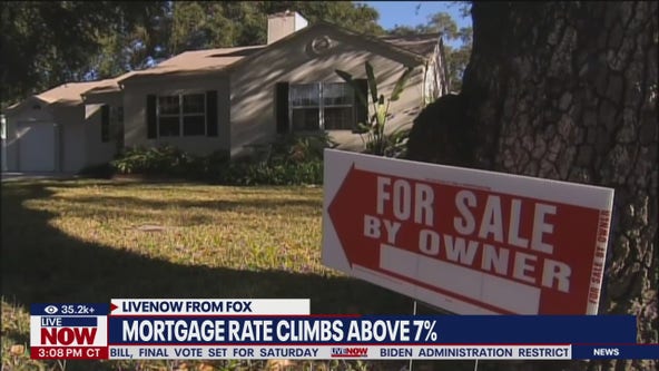 Mortgage rates climb above 7% for first time in 2024