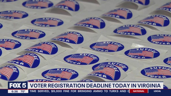 Virginia voter registration deadline ends Tuesday